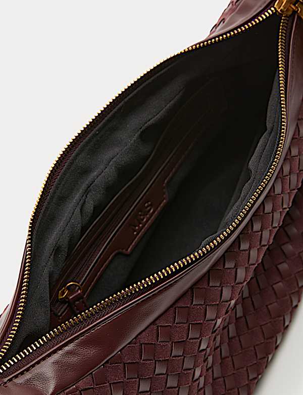 Woven Rounded Hobo Bag - LU