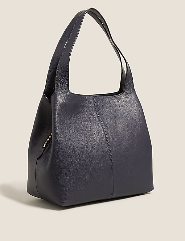 Buy Leather 3 Part Construction Shoulder Bag at Marks Spencer