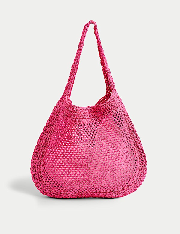 Woven Top Handle Shopper - BE