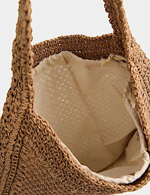 Woven Top Handle Shopper