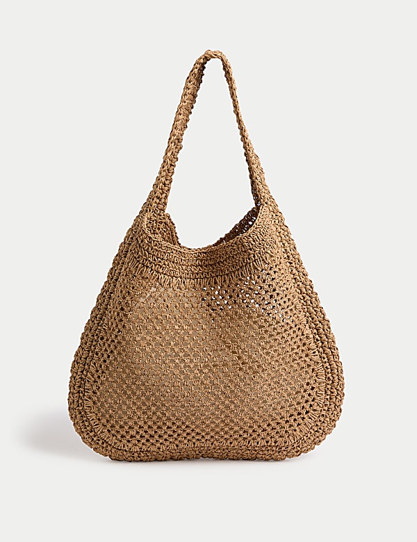 Woven Top Handle Shopper