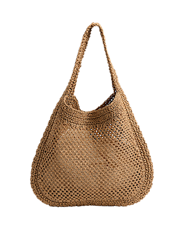 Woven Top Handle Shopper