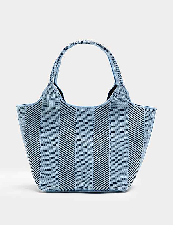 Flyknit Striped Top Handle Grab Bag - US