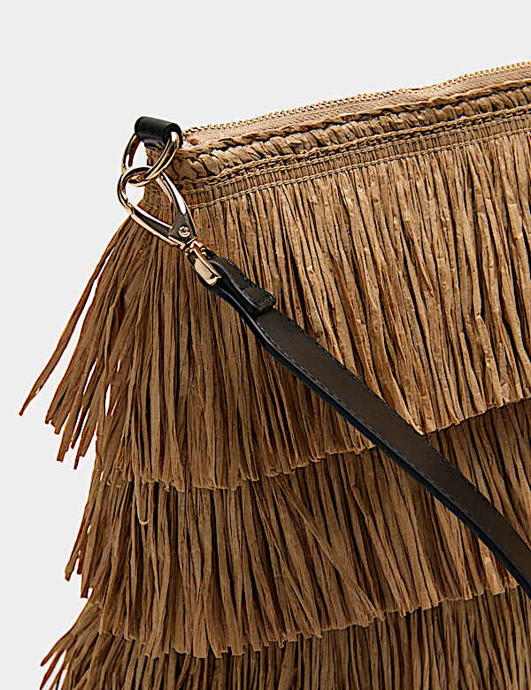 Fringed Clutch Bag - AL
