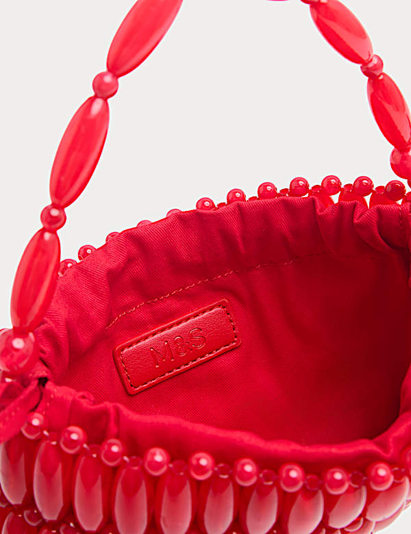 Sac &agrave; main mini orn&eacute; de perles - FR