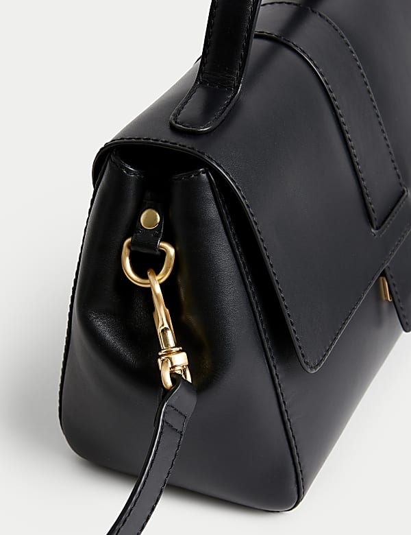 Buy Leather Top Handle Cross Body Bag at Marks Spencer