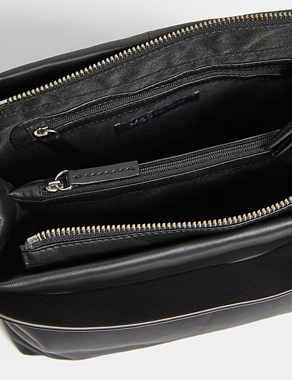 Leather Top Handle Shoulder Bag
