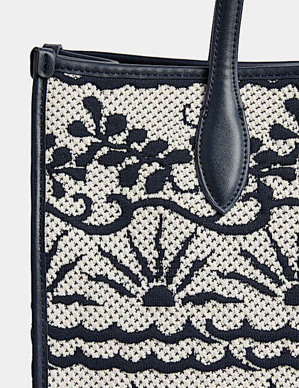 Fly Knit Embroidered Market Tote - JO