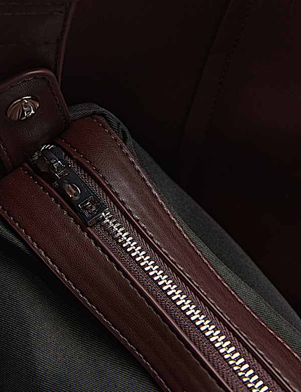 Suedette Buckle Tote Bag