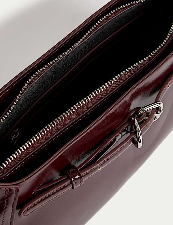Buckle Baguette Bag