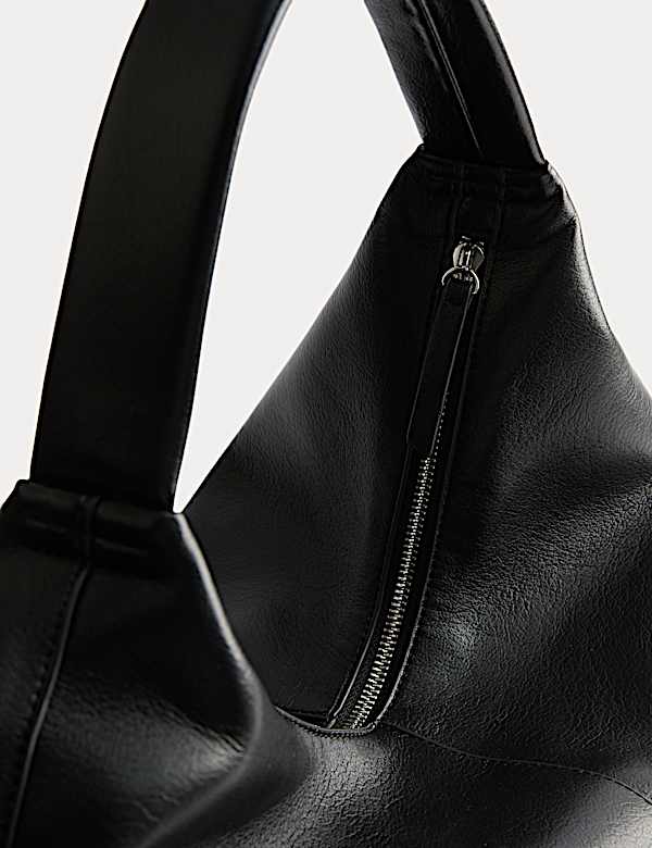 Slouchy Top Handle Shoulder Bag - NL