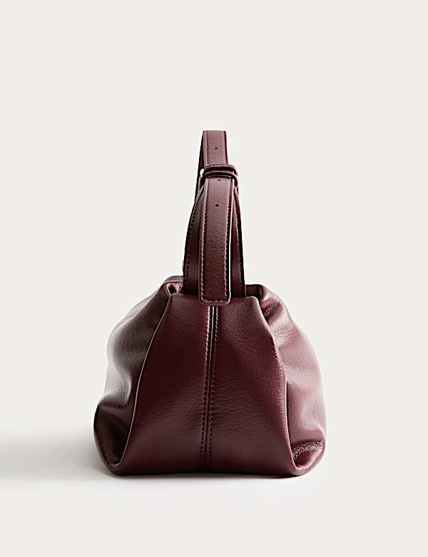 Faux Leather Pencil Crossbody Sling Bag
