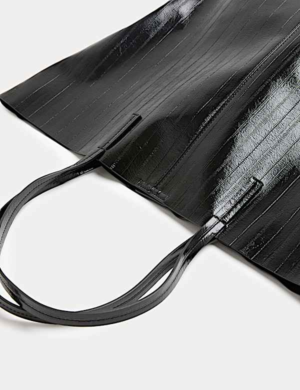 תיק אוברסייז רחב דמוי עור - IL