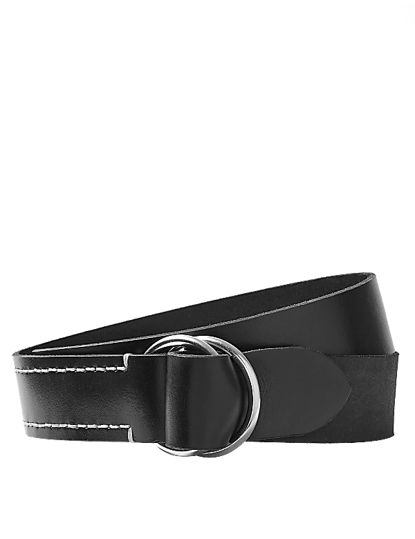 Leather Ring Buckle Hip Belt