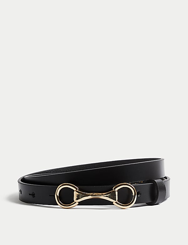 Leather Snaffle Waist Belt - IL