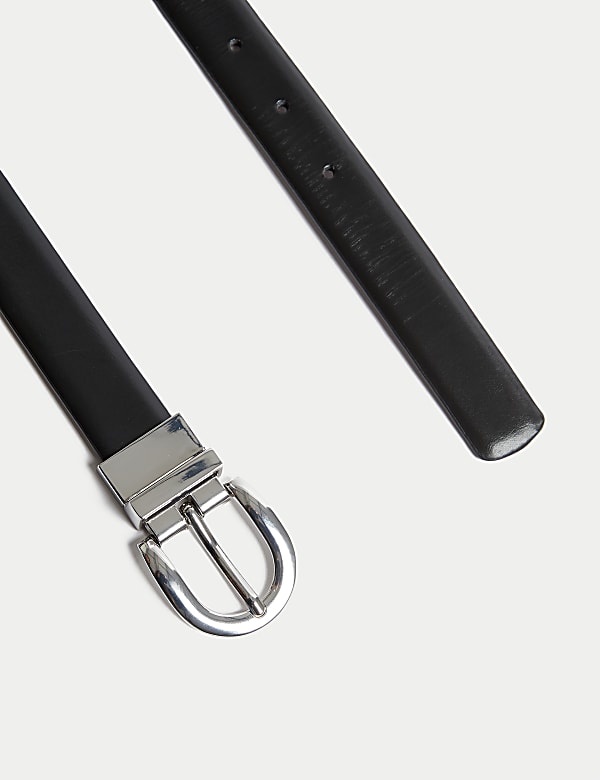Leather Reversible Jeans Belt