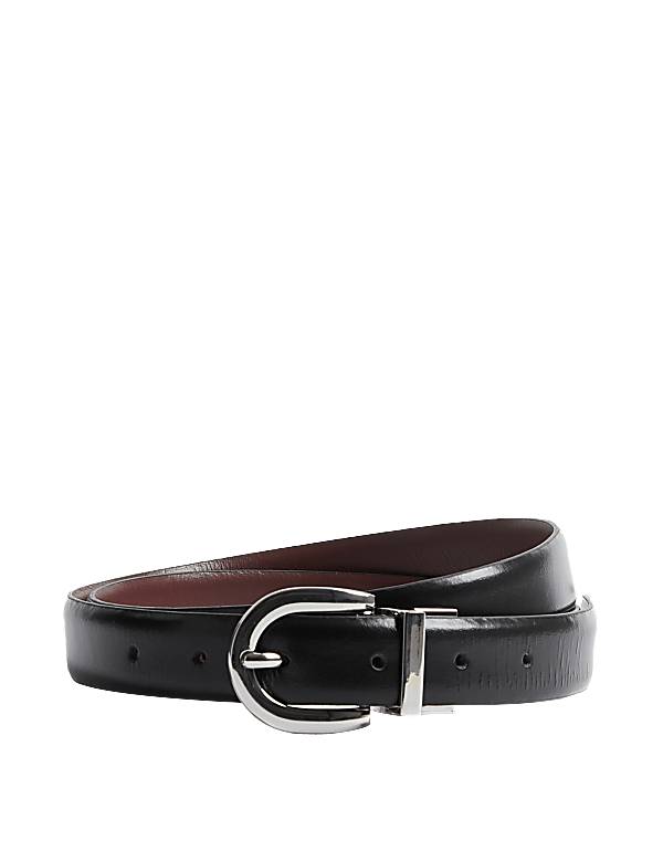 Leather Reversible Jeans Belt