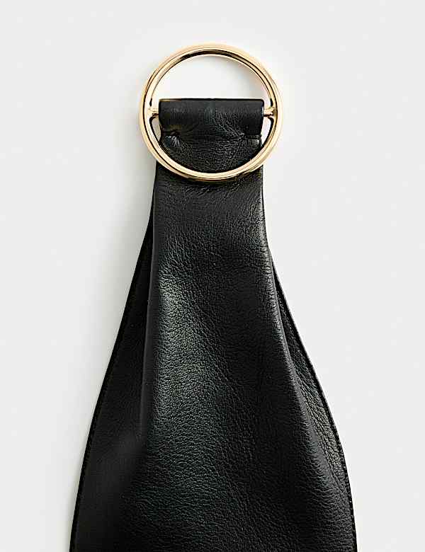 Leather Circle Buckle Belt - PL