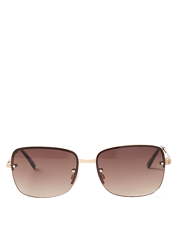Rimless Square Sunglasses