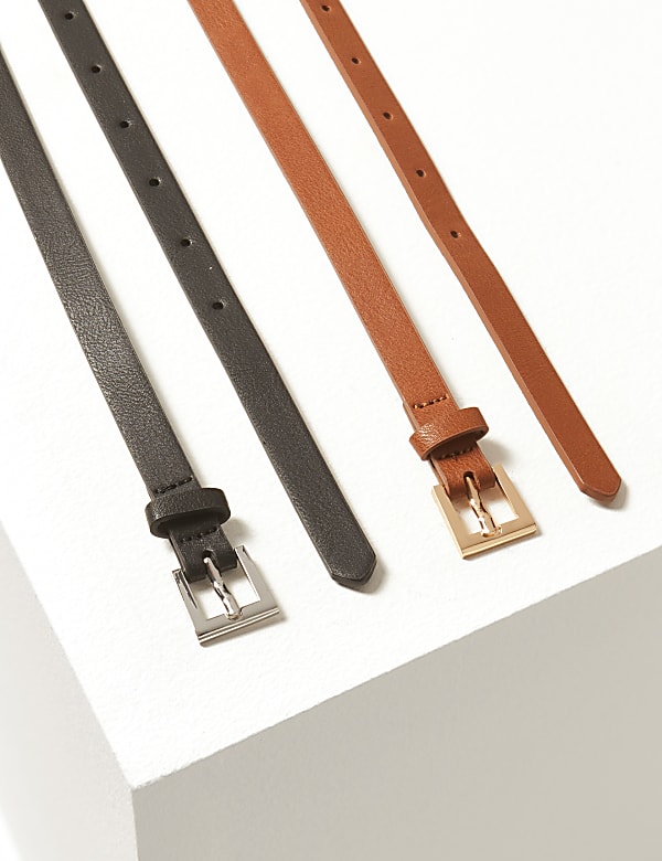 Faux Leather Hip Belt