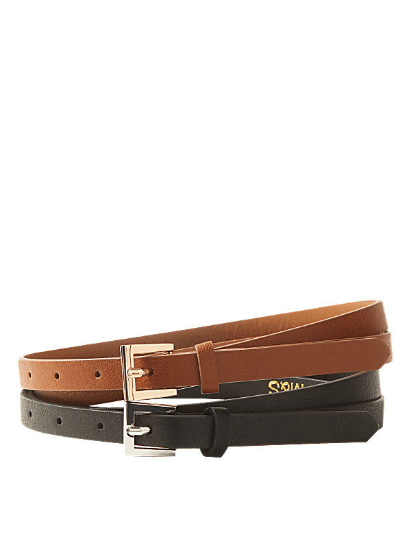Faux Leather Hip Belt
