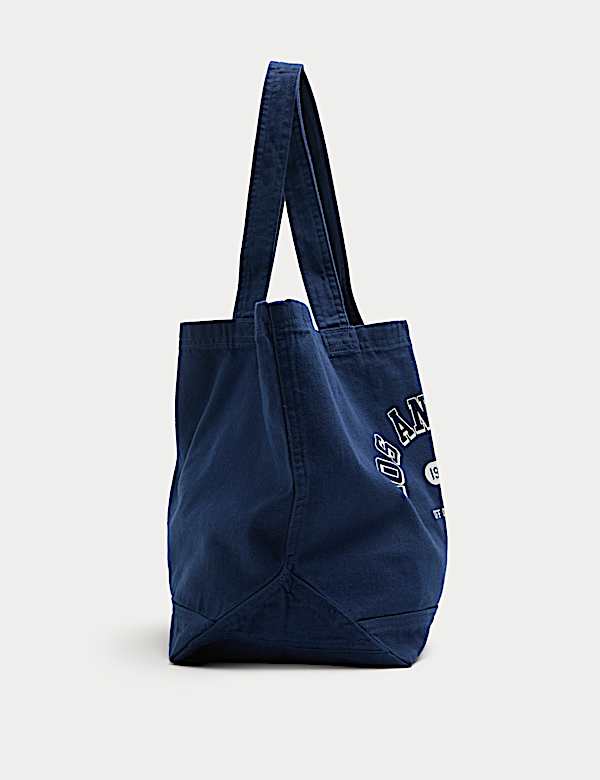 Sac fourre-tout en toile &agrave; motif graphique 100 % coton - FR