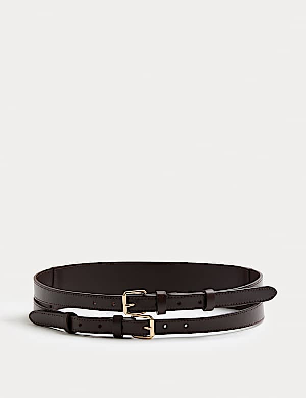 Leather Double Strap Belt - AL