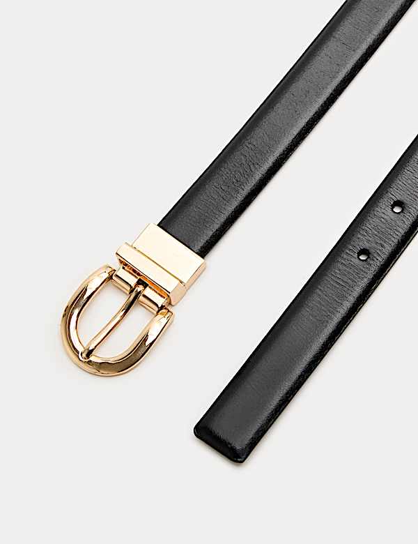 Wendbarer G&uuml;rtel aus Leder f&uuml;r Jeans - DE