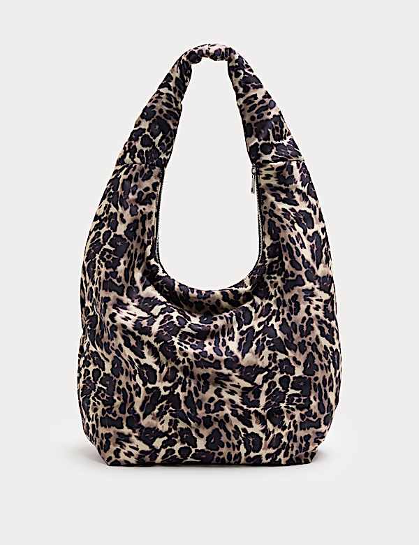 Leopard Print Soft Casual Shoulder Bag - TW