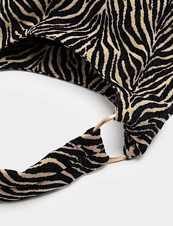 Jacquard Zebra Print Shoulder Bag - LV