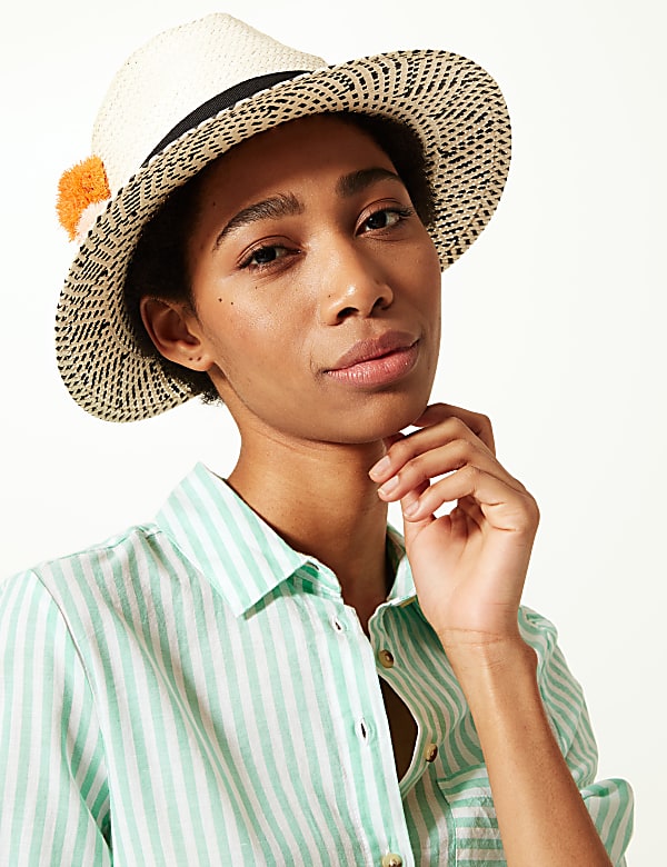 Marks and spencer fedora hat clearance