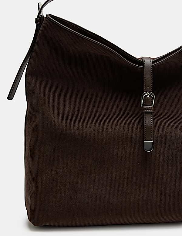 Cord Top Handle Shoulder Bag - BE