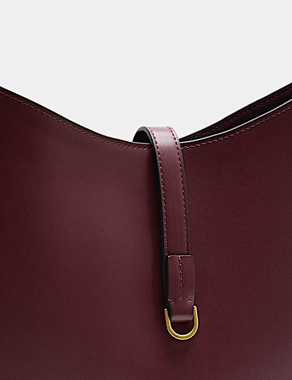 Stitch Detail Top Handle Shoulder Bag - RO
