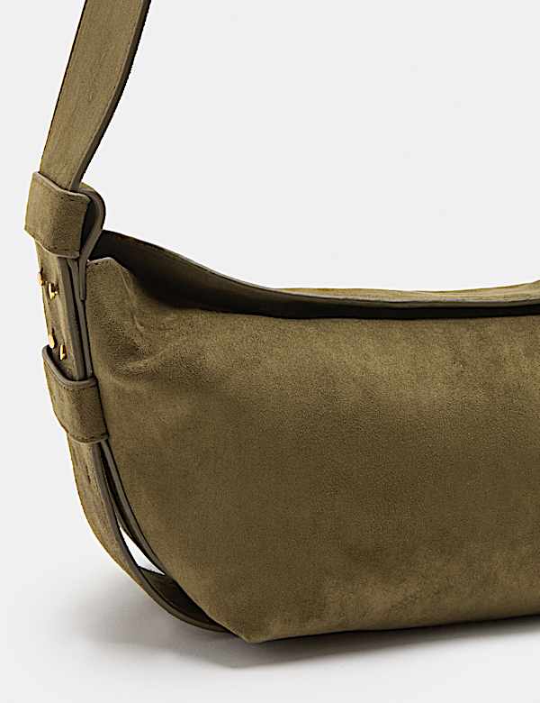 Suedette Sling Shoulder Bag - US