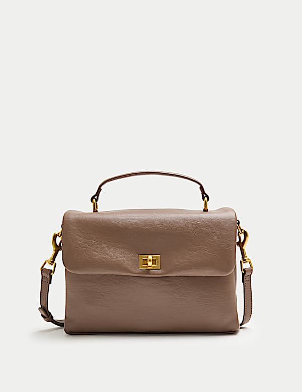 Faux Leather Puffy Cross Body Bag - NL