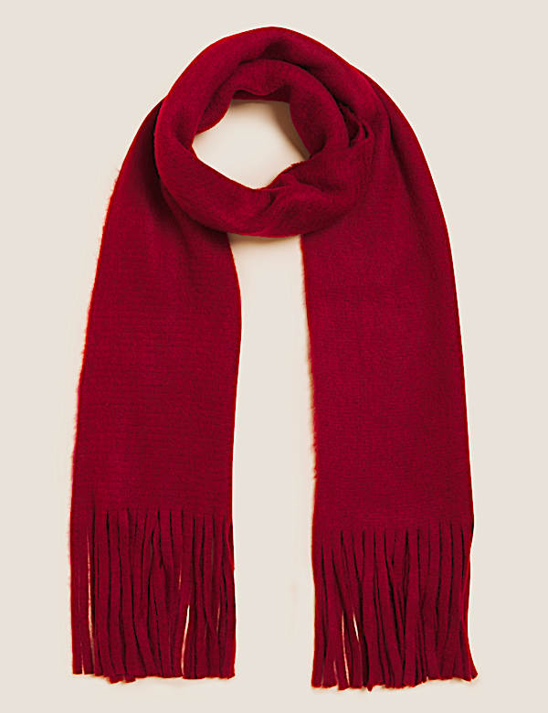 Knitted Tassel Scarf