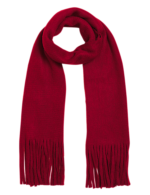 Knitted Tassel Scarf
