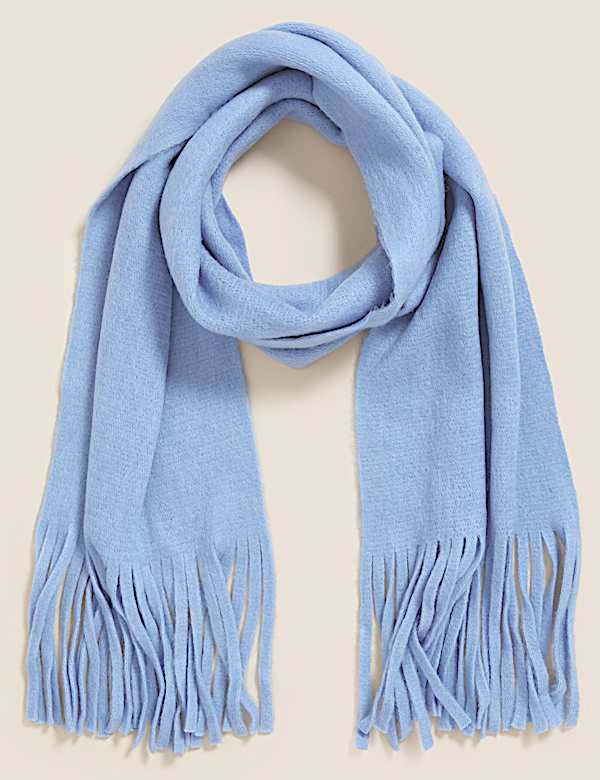 Knitted Tassel Scarf