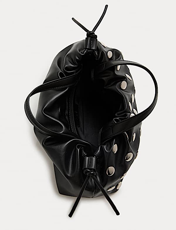 Besace souple en similicuir clouté - FR