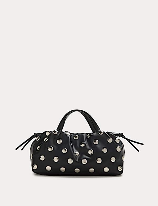 Besace souple en similicuir clouté - FR