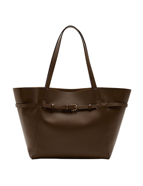 Belt Detail Tote Bag