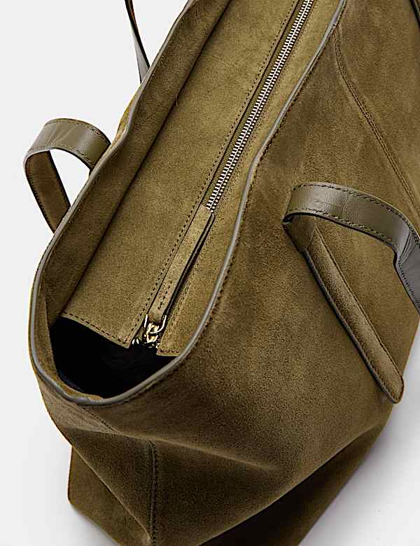 Suede Tote Bag - JE