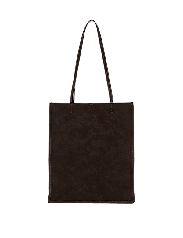 Top Handle Structured Tote Bag