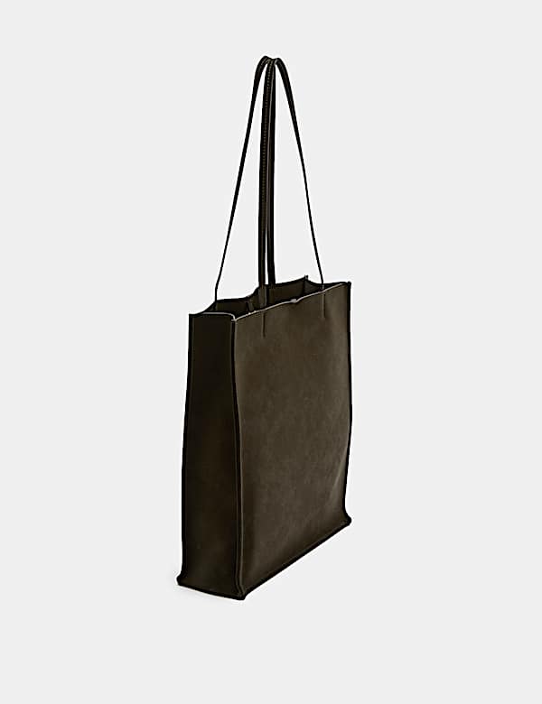 Top Handle Structured Tote Bag