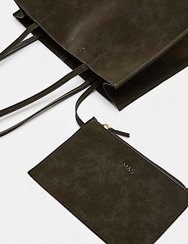 Top Handle Structured Tote Bag