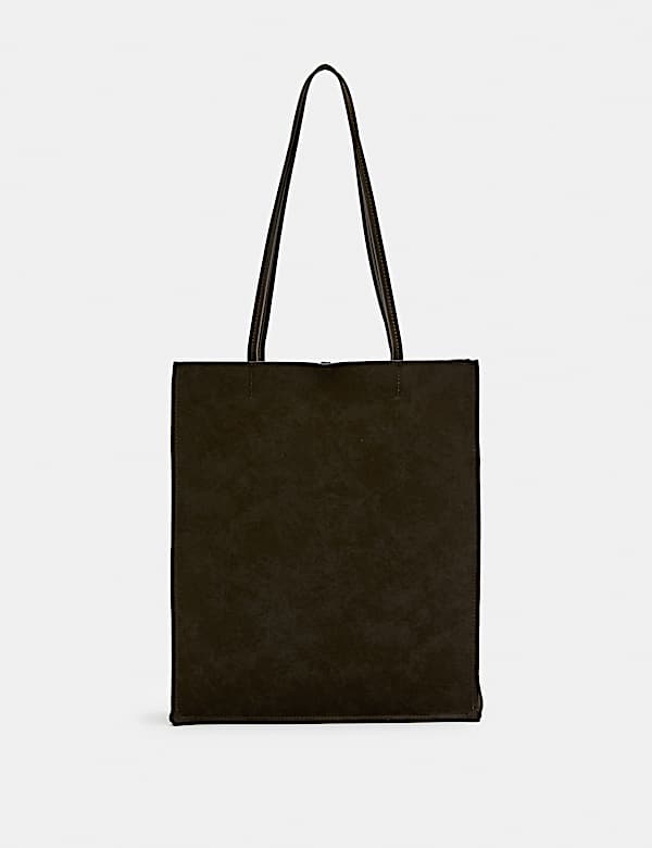 Top Handle Structured Tote Bag