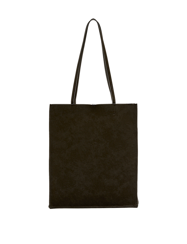Top Handle Structured Tote Bag