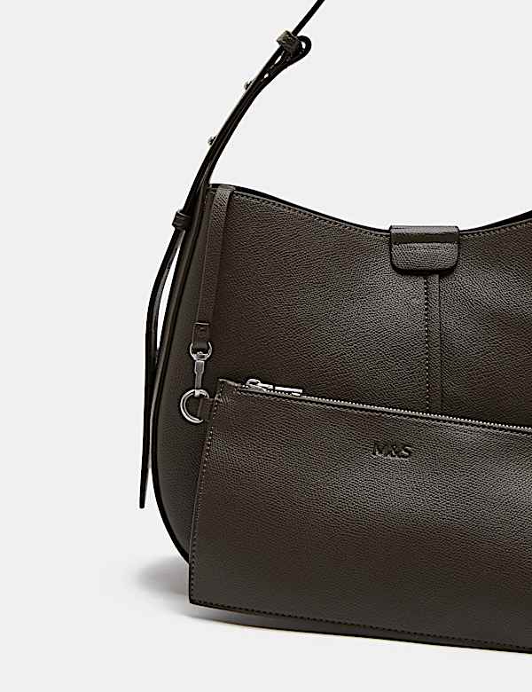 Faux Leather Saddle Bag - AU