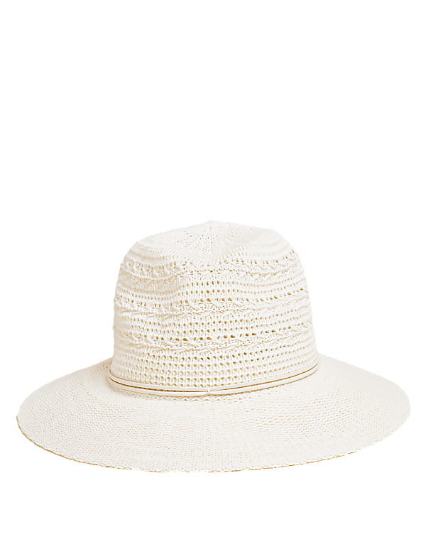 Cotton Rich Packable Fedora Hat