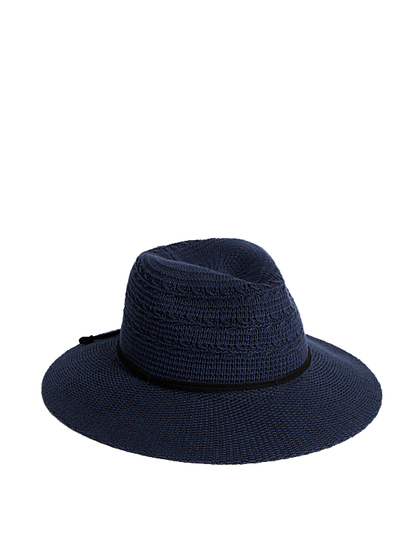 Cotton Rich Packable Fedora Hat